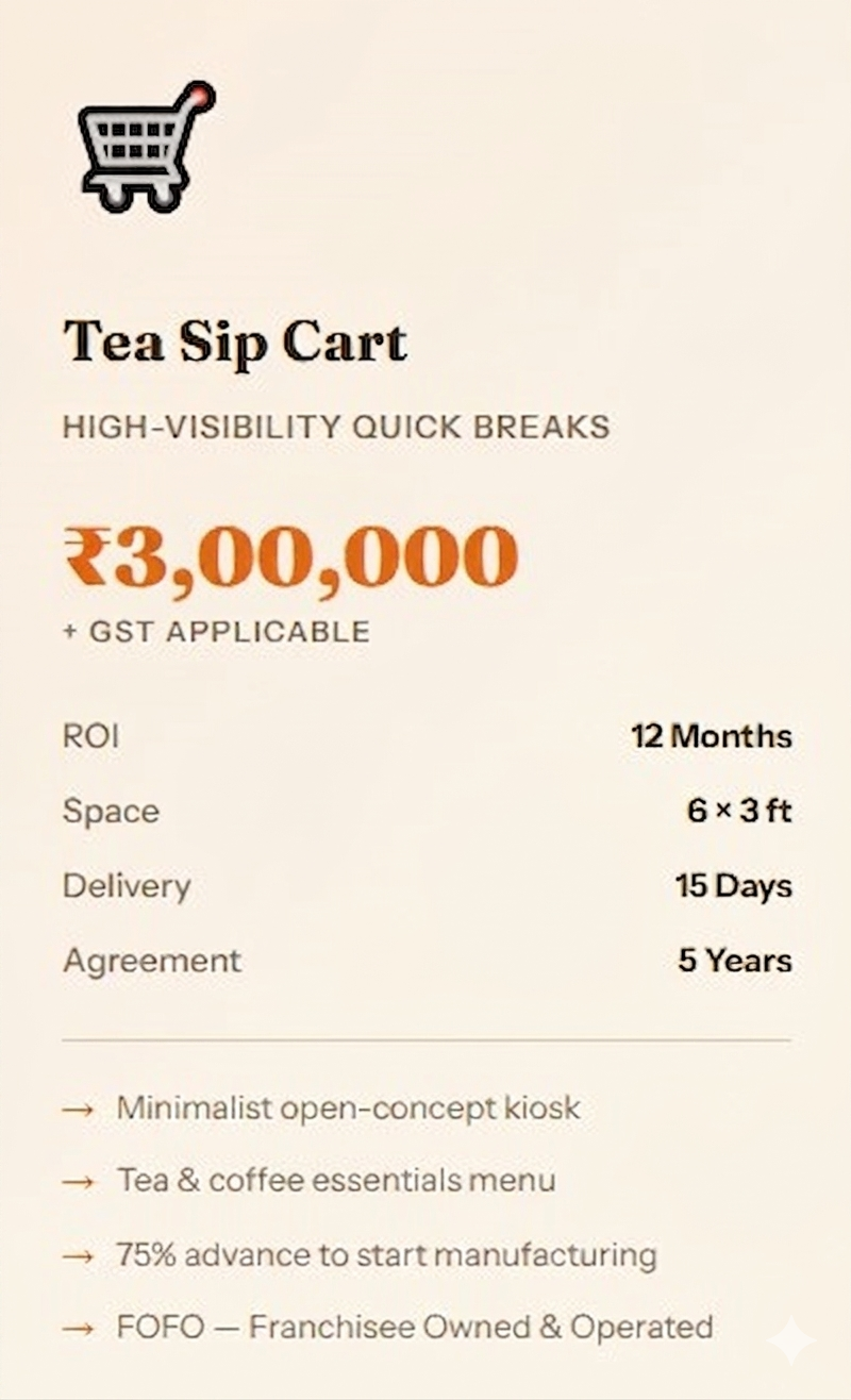 Tea Sip Cart Model